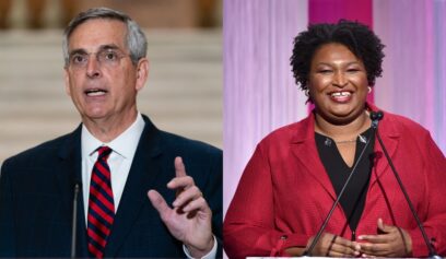 Georgia Secretary of State's 'Pitiful' Post Calling Stacey Abrams an 'Election Denier' Backfires After People Bring Up When He Rejected Voter Suppression Efforts in the State