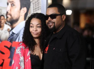 WESTWOOD, CA - FEBRUARY 13: Actor/rapper Ice Cube and wife Kimberly Woodruff attend the premiere of "Fist Fight" at Regency Village Theatre on February 13, 2017 in Westwood, California. (Photo by Jason LaVeris/FilmMagic)