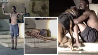 San Diego Cops Claimed they Shot Black Man with Bean Bags and Allowed K9 to Attack Him Because He was Refusing Orders but Video Proves Otherwise.