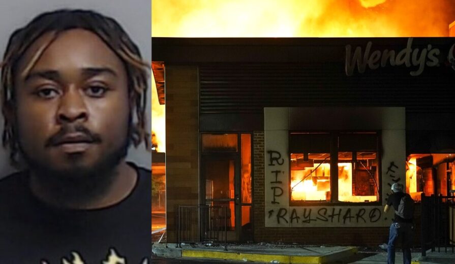 Atlanta Man Won't Serve Jail Time for Burning Down Wendy's Restaurant after Rayshard Brooks Was Gunned Down By Police In 2020