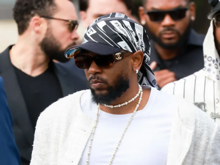 PARIS, FRANCE - JULY 04: Kendrick Lamar attends the Chanel Haute Couture Fall/Winter 2023/2024 show as part of Paris Fashion Week on July 04, 2023 in Paris, France. (Photo by Arnold Jerocki/Getty Images)