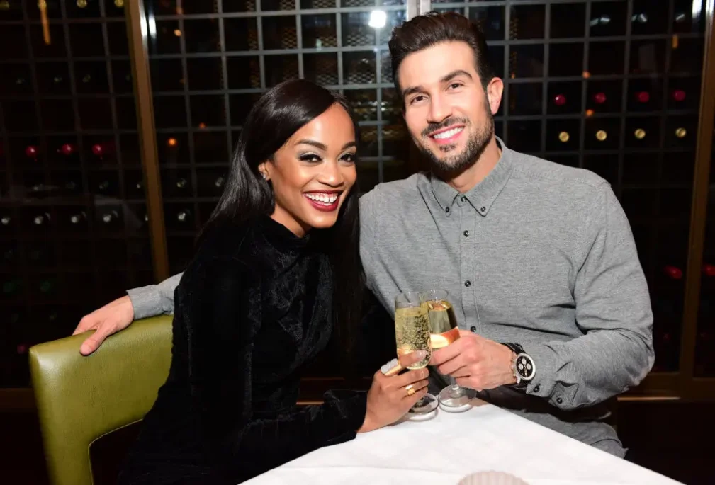 PHILADELPHIA, PA - APRIL 21: The Bachelorette's Rachel Lindsay celebrates Birthday with fiance Bryan Abasolo at SugarHouse Casino on April 21, 2018 in Philadelphia, Pennsylvania. (Photo by Lisa Lake/Getty Images for SugarHouse Casino )
