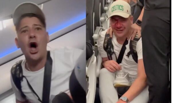 'I'll Knock You Out for Sure': White Man Find Outs the Hard Way After Taunting Black Man on Plane