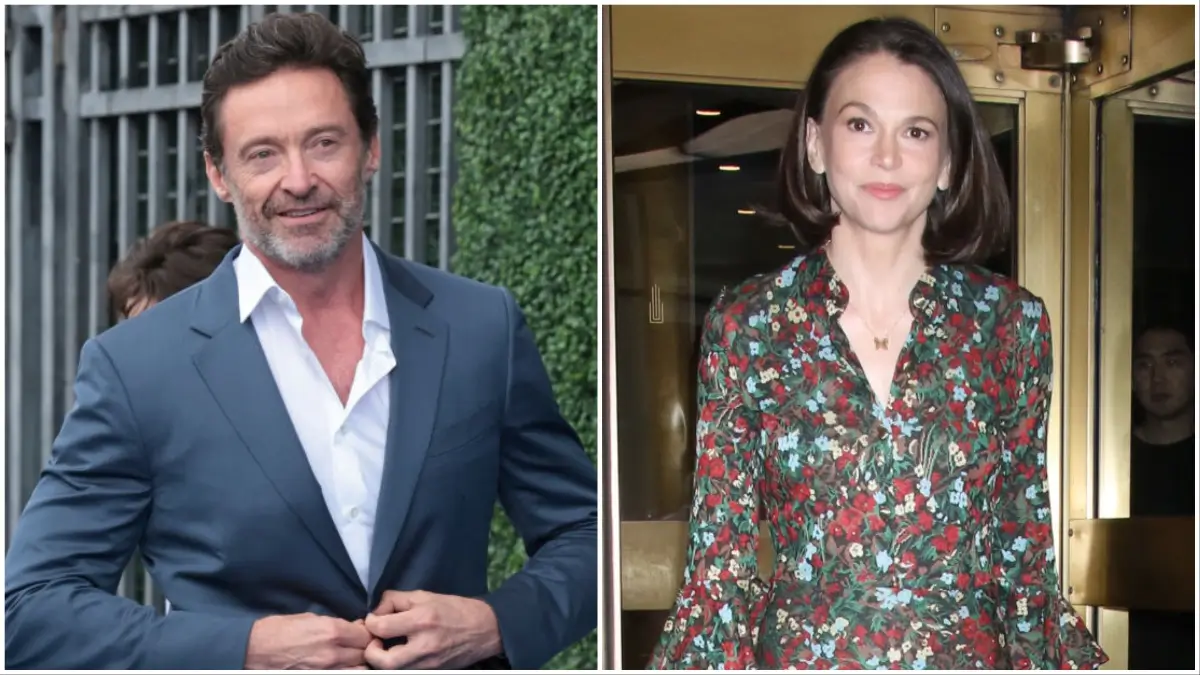 Hugh Jackman and Broadway co-star Sutton Foster alone for holidays