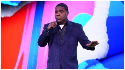 Comedian Tracy Morgan jokes he might have 30 kids "off the books."