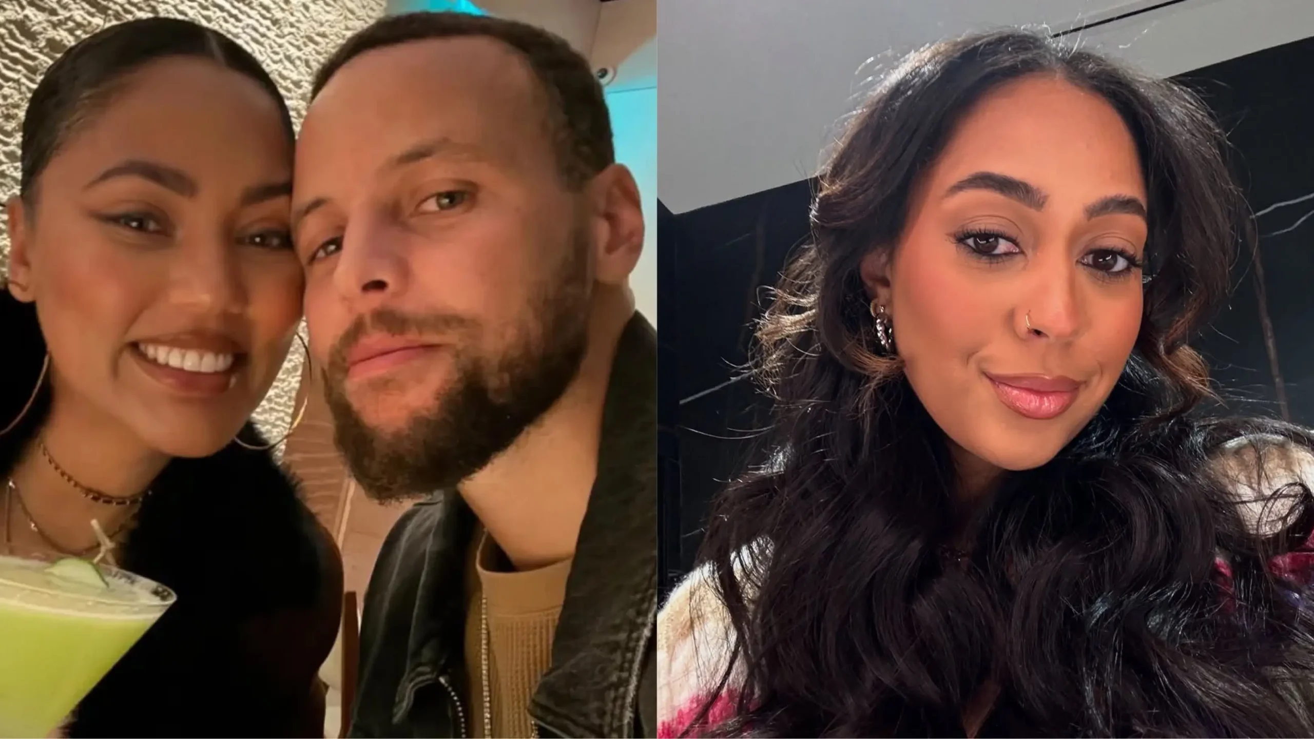 Steph and Ayesha Curry Almost Put Paws on a Man After Being “The Worst” Ex-Boyfriend to Curry’s Sister Sydel (Photos: @ayeshacurry/Instagram; @sydelcurrylee/Instagram)