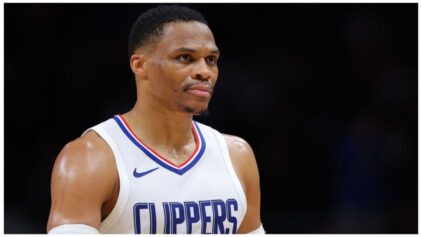 Russell Westbrook goes off after white basketball fan calls him "Boy" during heated exchange at a game.