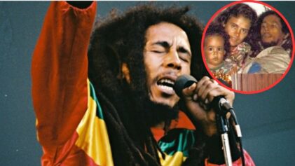 Bob Marley's ex-mistress causes uproar with special birthday tribute to the singer.