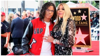 Wendy Williams son, Kevin Hunter Jr., received eviction notice days before his spending habits were revealed in "Where Is Wendy Williams?" documentary. HOLLYWOOD, CALIFORNIA - OCTOBER 17: Wendy Williams and son Kevin Hunter Jr. attend her being honored with a Star on the Hollywood Walk of Fame on October 17, 2019 in Hollywood, California. (Photo by David