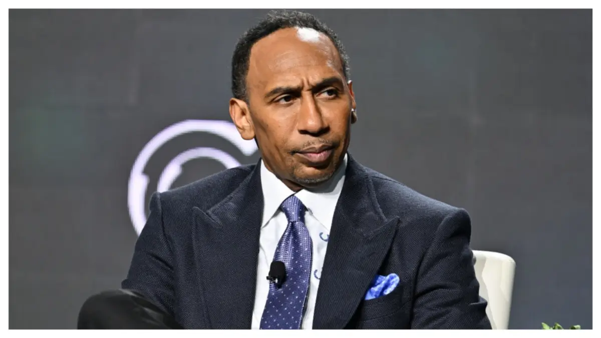 An alleged ESPN producer was caught on audio talking bad about the network's star analyst, Stephen A. Smith. The audio was leaked on social media and he calls him an "angry Black man." (Photo by Paras Griffin/Getty Images)