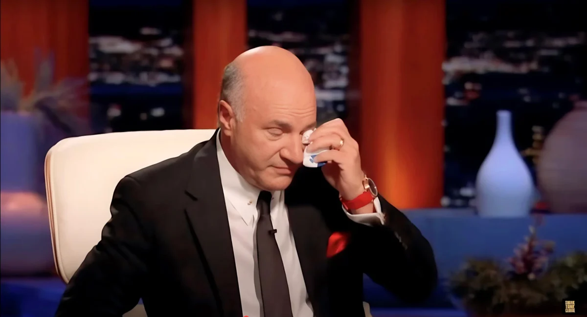 'Shark Tank' Judge Kevin O'Leary Reduced to Tears After Hearing a Shocking Message One Contestant's Father Sent Him from Beyond the Grave (Screenshot: Shark Tank Global / YouTube)