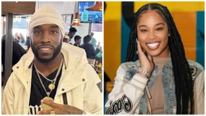 Influencer LaTruth (L) claims his estranged wife, Briana, (R) tricked to trick him into paying child support for the three children she had before they got married.