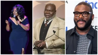 Comedian Mo'Nique takes jabs at Bishop T.D. Jakes and Tyler Perry during standup.