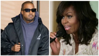 Fans are disgusted after Kanye West (L) revealed this secret fetish for former First Lady Michelle Obama (R).