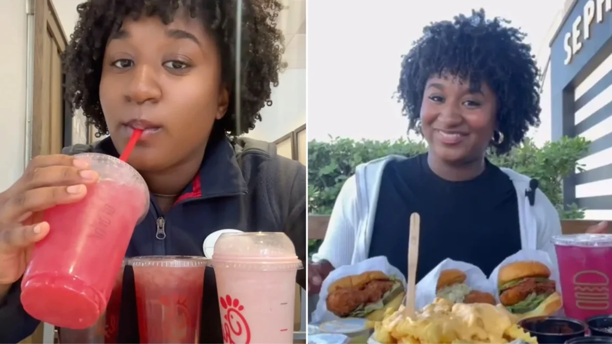 Shake Shack comes to the rescue after Chick-Fil-A shuts down a TikToker for breaking company rules (Image: mirithesiren/TikTok)