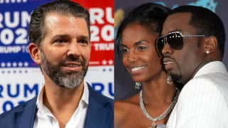Donald Trump Jr. Recalls Attending 'Cool' Parties With Diddy and Raises Questions About Kim Porter's Death (Photos: Tasos Katopodis/Getty Images; J. Strauss/FilmMagic)