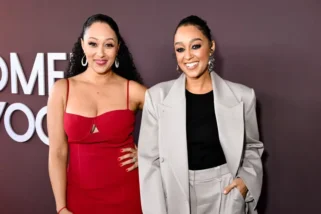 Tamera Mowry and Tia Mowry at Essence Black Women in Hollywood held at the Academy Museum of Motion Pictures on March 7, 2024 in Los Angeles, California. (Photo by Gilbert Flores/Variety via Getty Images)