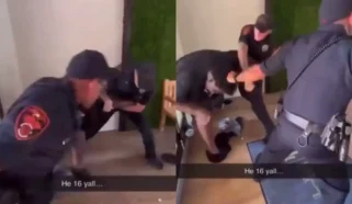 Florida Cops Corner Black Boy with Blows, Pull His Hair Over Swimming In Apartment Pool, Shocking Video Shows