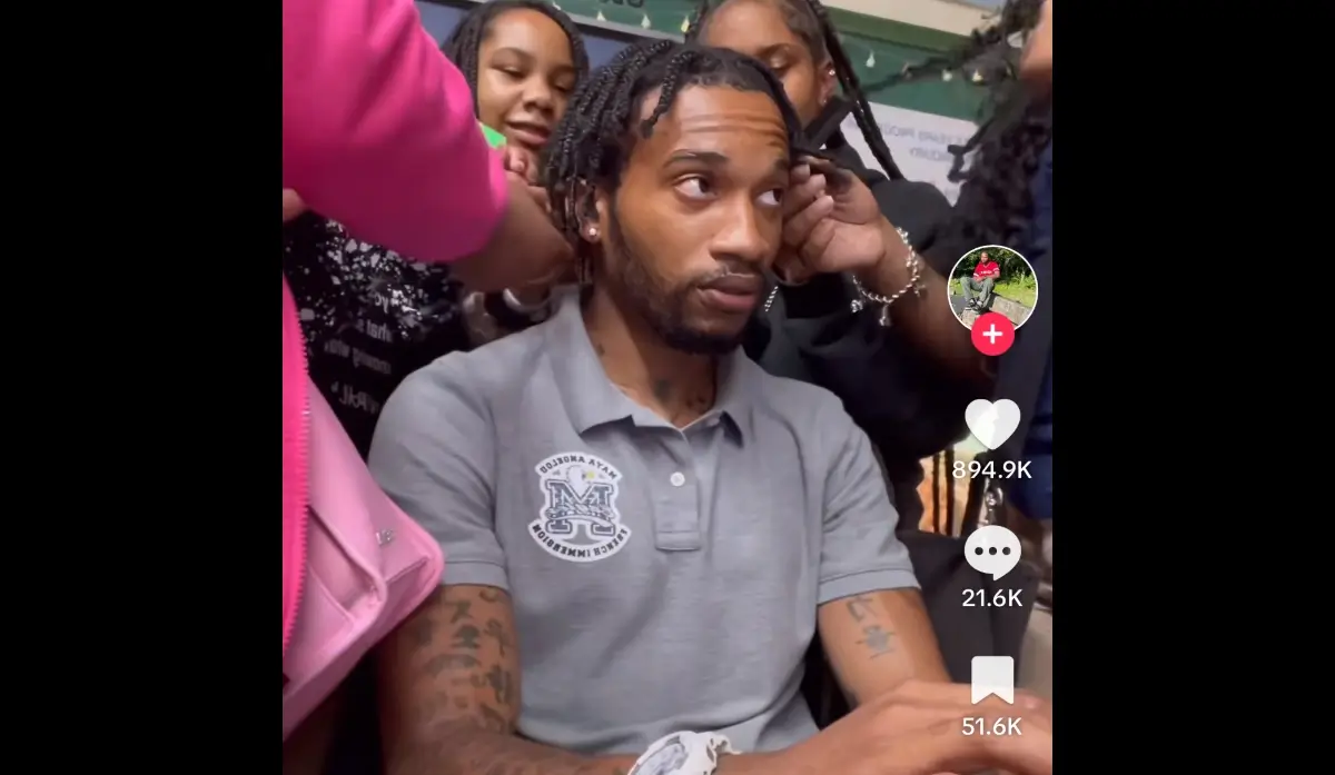 'I Was Attacked': Maryland Teacher 'Reassigned' After Allowing Students to Unbraid His Hair Calls Out 'Double Standard' In Video of White Male Teacher Getting His Head 'Bedazzled' By Female Students - Vimarsana News