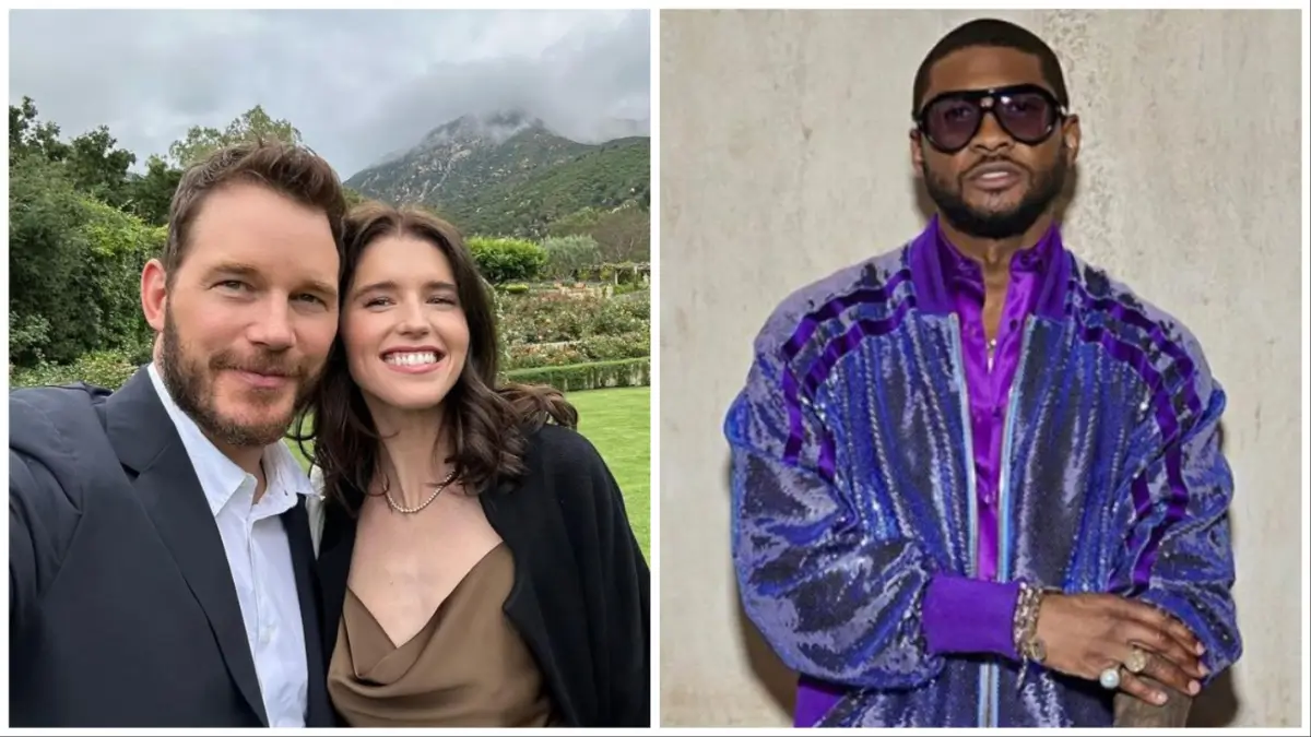 Marvel actor Chris Pratt says his wife, Katherine Schwarzenegger, could have a "hall pass" with Usher.