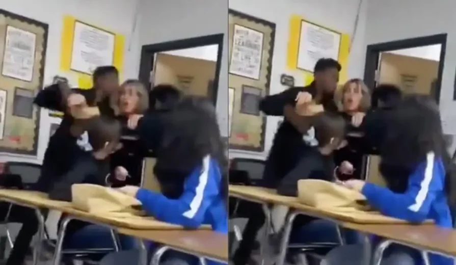 Texas Teacher Slammed to the Floor While Trying to Break Up a Fight Between Middle School Students, Video Shows