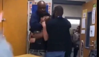 Teen Finds Out the Hard Way After Trying to Charge at Male Teachers and Employees In Classroom, Video Shows