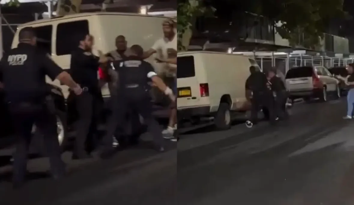 Shocking Video of NYPD Cops Taking Turns Pummeling Black Man After He Reportedly Questioned Them About Accosting Girl Holding Sparkler Prompts Outrage