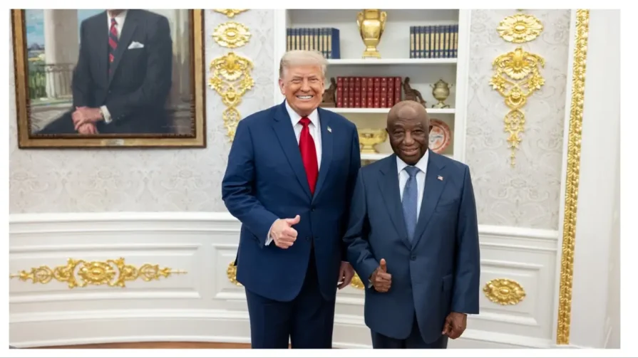 Trump Faces Backlash After Cluelessly Asking English-Speaking Liberian President Where He Learned to Speak the Language ‘So Beautifully’