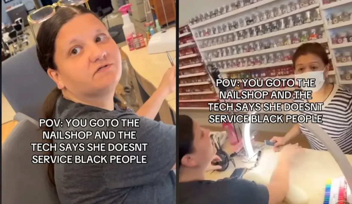 Black woman says Illinois nail technician refused to serve her because of race, white woman rushes to employee’s defense, gets hit with a quick-fire comeback, video shows