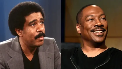 The story of Eddie Murphy’s (R) relationship with his idol Richard Pryor (L) sparks debate about whether the comedy legends were involved in a feud. (Photos by Ron Galella/Ron Galella Collection via Getty Images; Emma McIntyre/Getty Images for Netflix)