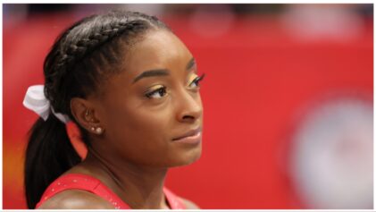 simone biles goes off