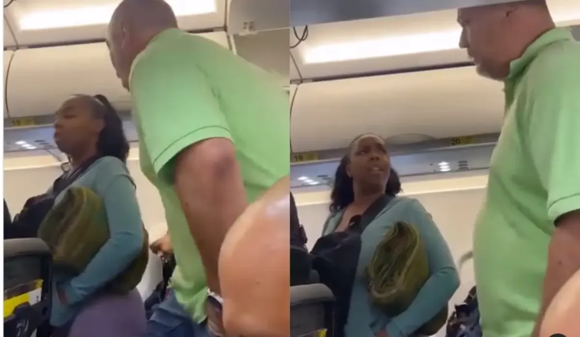 ‘Listen… Before I Take Your Hairpiece Out!’: White Man Threatens to Snatch Black Woman’s ‘Wig’ Off, Blows Breath In Her Face On Spirit Airlines Flight