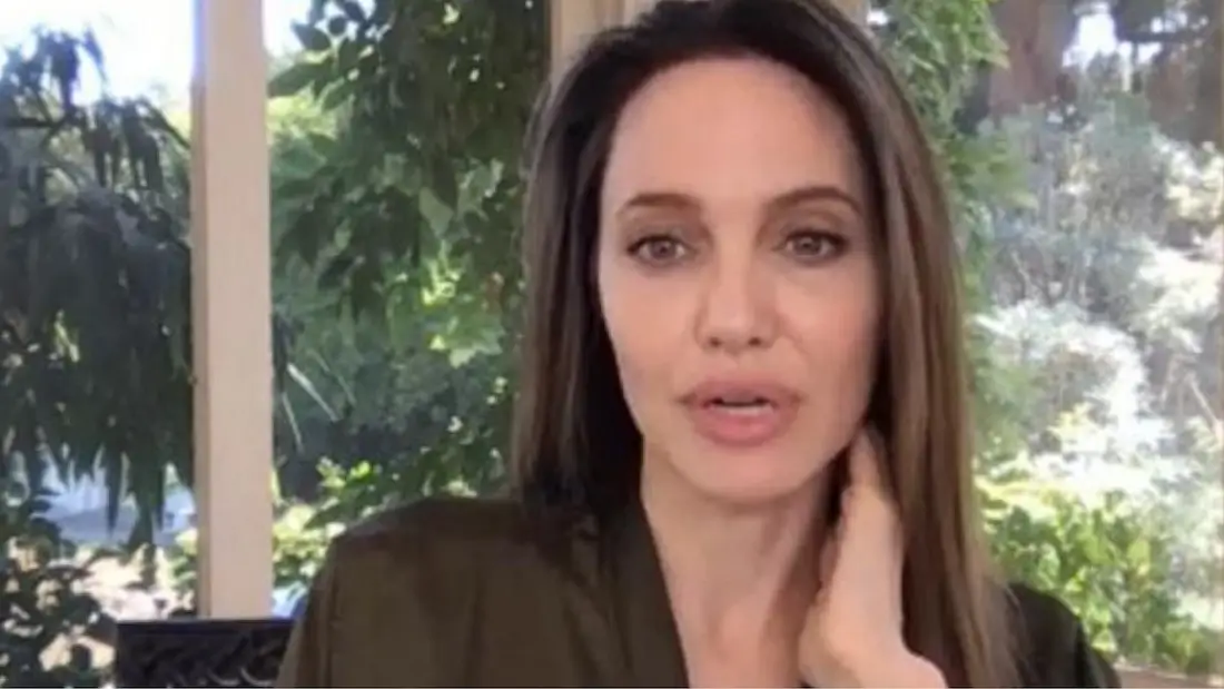 Actress Angelina Jolie has fans concerned over her unrecognizable 'thin' appearance during a film festival in Venice. (Photo: Good Morning America / YouTube)