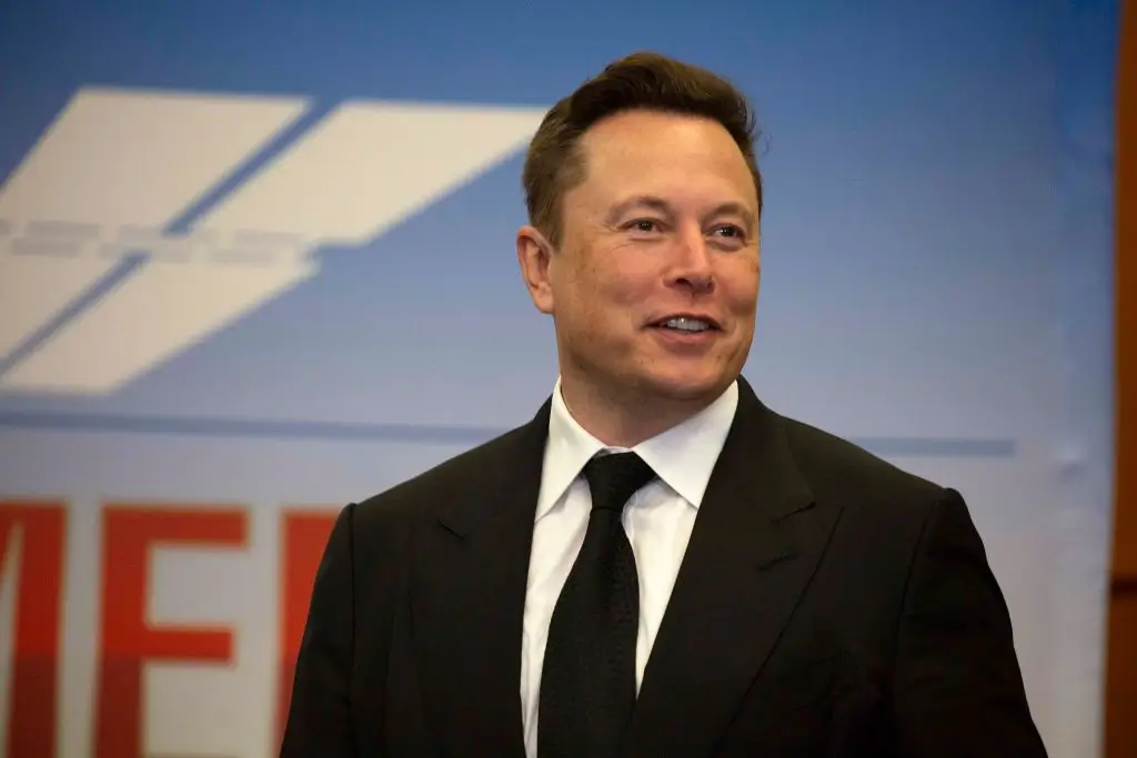 CAPE CANAVERAL, FL – MAY 27: Elon Musk, founder and CEO of SpaceX, attends a press conference at the Kennedy Space Center on May 27, 2020 in Cape Canaveral, Florida. NASA astronauts Bob Behnken and Doug Hurley were scheduled to be the first humans since the end of the Space Shuttle program in 2011 to be launched into space from the United States, but the launch was postponed due to bad weather. (Photo: Saul Martinez/Getty Images)