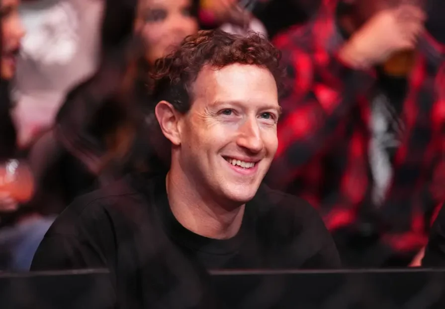 ANAHEIM, CALIFORNIA - FEBRUARY 17: Mark Zuckerberg is seen in attendance during the UFC 298 event at Honda Center on February 17, 2024 in Anaheim, California. (Photo by Chris Unger/Zuffa LLC via Getty Images)