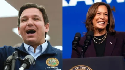 Kamala Harris Rips Into Ron DeSantis for Ignoring Her Call on Hurricane Milton Response As 'View' Host Ana Navarro Implies He Will Regret It