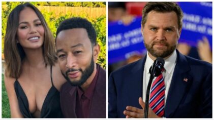 chrissy teigen and john legend backlash over JD vance