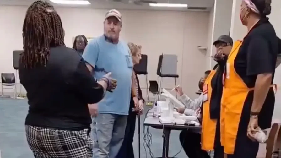 'You F***ing B-tch!': South Carolina Voter Gets More Than He Bargained for After Lashing Out on Poll Worker As He Refused to Remove Trump-Themed Hat, Video Shows