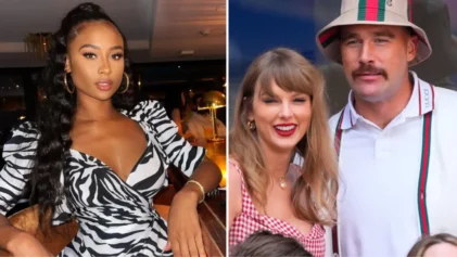 Travis Kelce’s ex Kayla Nicole harrased by Taylor Swift fans amid rumors of the couple’s break up (Photos: Iamkaylanicole/Instagram; Gotham/GC Images)