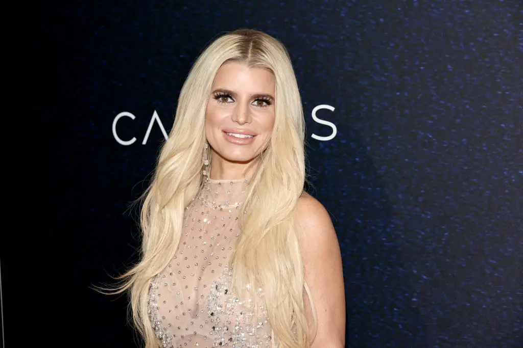 NEW YORK, NEW YORK - NOVEMBER 29: Jessica Simpson attends the 2023 Footwear News Achievement Awards at Cipriani South Street on November 29, 2023 in New York City. (Photo by Jamie McCarthy/Footwear News via Getty Images)
