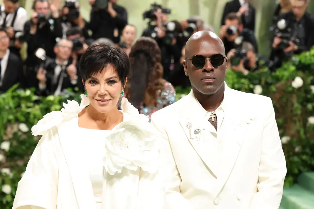 NEW YORK, NEW YORK – MAY 6: (L-R) Kris Jenner and Corey Gamble attend the 2024 Met Gala celebrating "Sleeping Beauty: Fashion Awakens" at the Metropolitan Museum of Art on May 6, 2024 in New York City. (Photo: Aliah Anderson/Getty Images)
