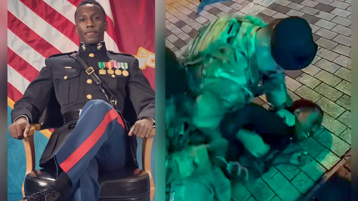 ‘You Have No Right to Detain Me’: Viral Video Shows Former Black Marine Captain Body Slammed by Military Police for Refusing to Provide ID Which Was His Legal Right