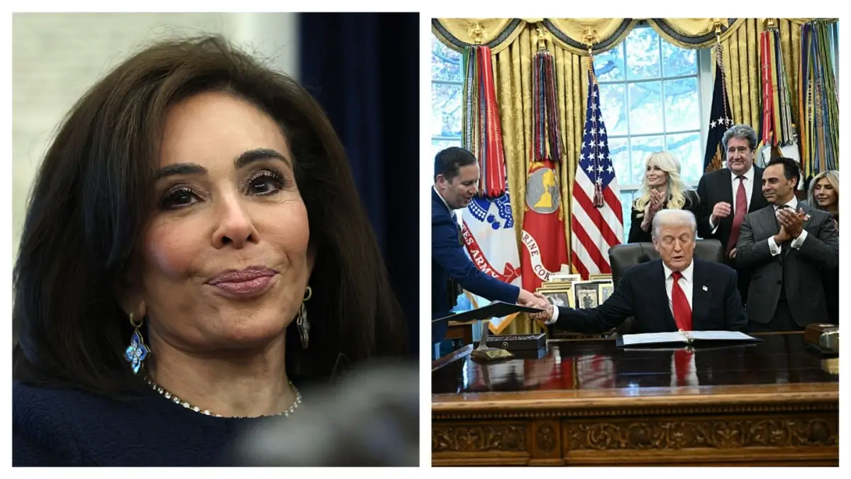 ‘It’s So Weird’: Trump’s Distraction After His Public Humiliation Descends Into Chaos in the Oval Office When Viewers Catch Jeanine Pirro Scolding Guests