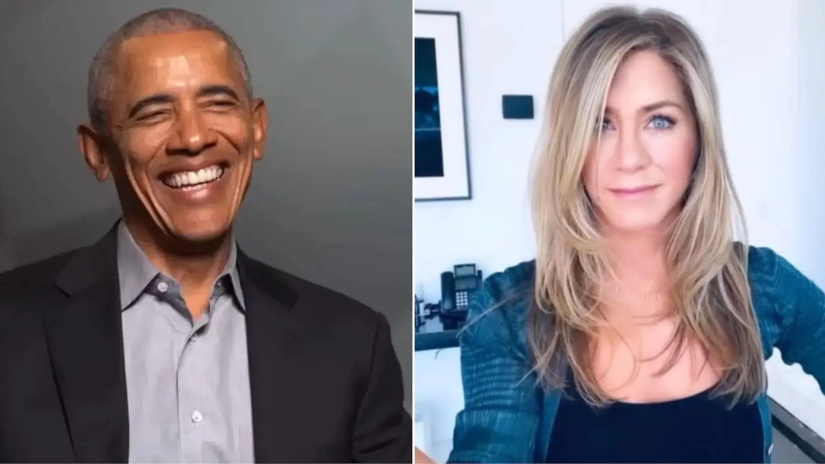 Barack Obama weighs in on unconventional fan encounters amid Jennifer Aniston romance rumors (Photo: Barack Obama. YouTube screenshot from The Pivot / Instagram; @Jenniferaniston/Instagram)