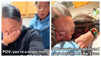 Single mom passes bar exam viral video