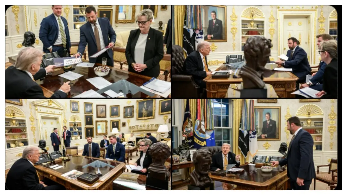 MAGA Senator Tried to Fool Everyone About Trump’s Weekend — Until Viewers Zoomed In on the Desk and Saw Something Ten Times Worse MAGA Senator Tried to Fool Everyone About Trump’s Weekend — Until Viewers Zoomed In on the Desk and Saw Something Ten Times Worse