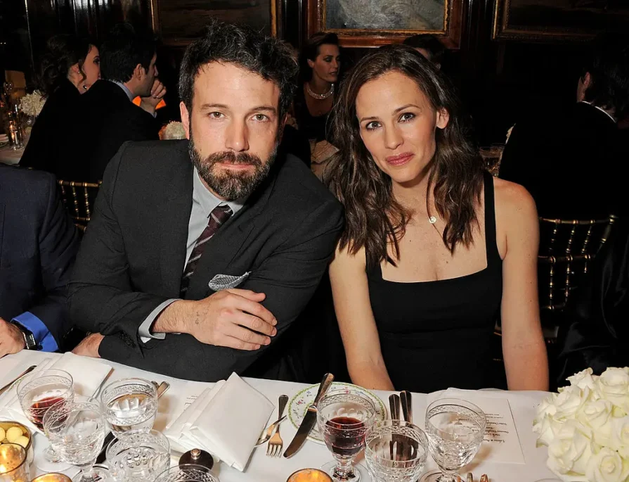 LONDON, ENGLAND - FEBRUARY 09: Ben Affleck (L) and Jennifer Garner attend the Charles Finch and Chanel Pre-BAFTA cocktail party and dinner at Annabel's on February 8, 2013 in London, England. (Photo by Dave M. Benett/Getty Images)
