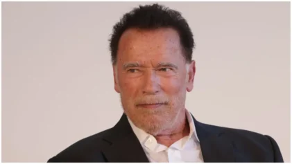 Arnold Schwarzenegger's unrecognizable look