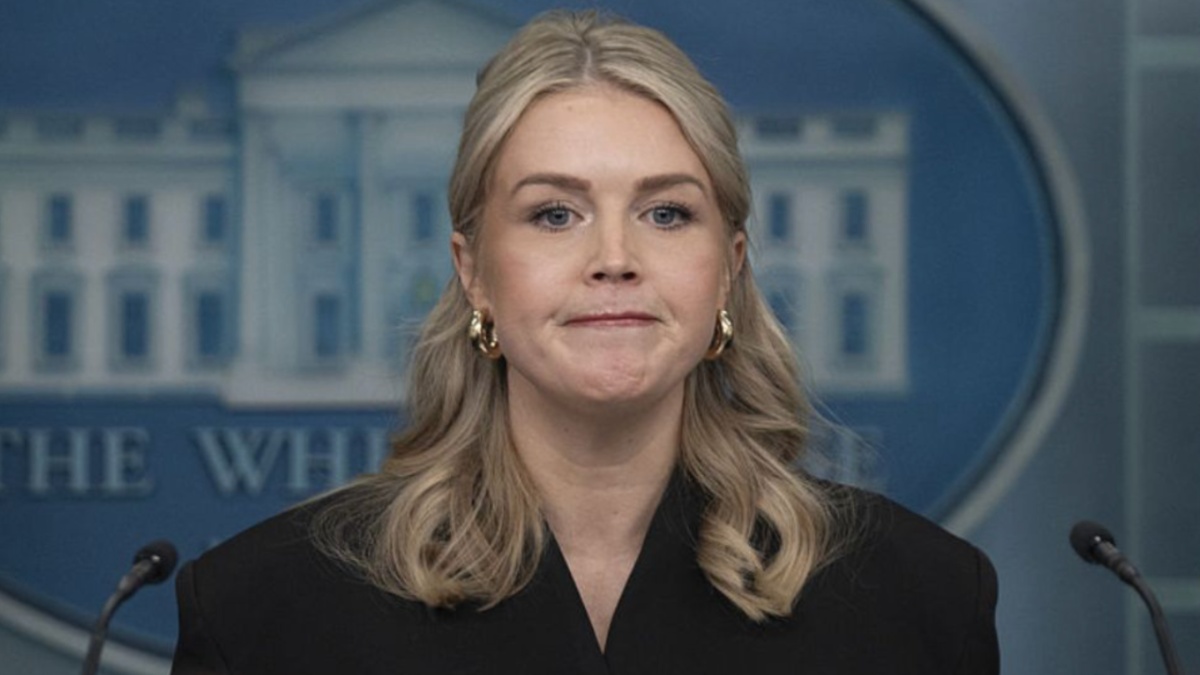‘Big Dent on Her Forehead?’: Karoline Leavitt Bounces to Podium Making Trump-Backing Statement, But All Folks Are Talking About Is Her Lies and the Look On Her Face