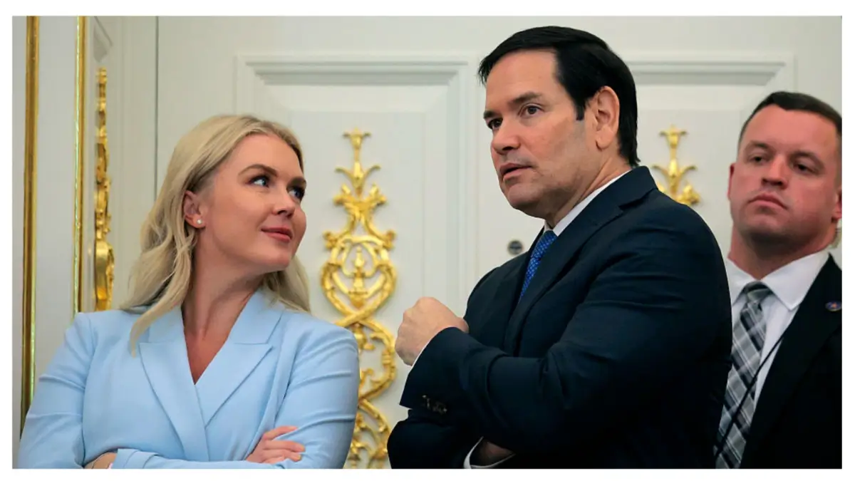 ‘Is Marco Calling Her a Liar?’: Karoline Leavitt Swore Trump Didn’t Do What Everyone Watched on Camera — Then Rubio Opened His Mouth and the Whole Story Imploded